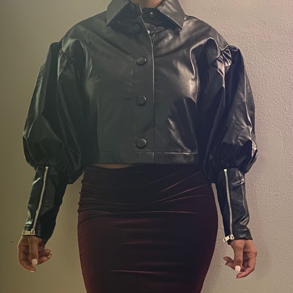 Leather jacket